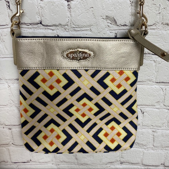 Spartina 449 Handbags - Spartina 449 Harbor light pattern crossbody NWOT